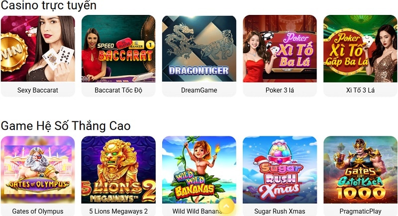 Tiền thưởng 100K có thể dùng cho mọi trò chơi của Bong789